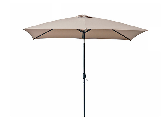 Ветра мебели парасоля сада Солнца железного каркаса логотип на открытом воздухе устойчивый подгонянный